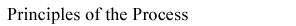 Principles of the Process